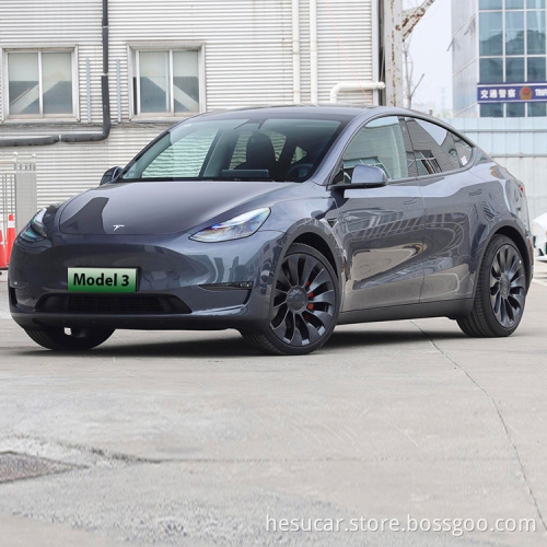 Nuova auto SUV Cina Modello Y 2022 Faceleft 4WD Tesla 5 sedili Auto per veicoli elettrici passeggeri in Cina